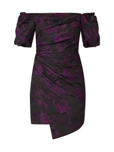 Shoshanna Women's Penna Floral Off-The-Shoulder Minidress