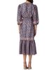Shoshanna Women's Scout Geometric Tie-Waist Midi-Dress - 3
