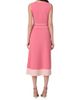 Shoshanna Women's Tiffany Button-Shoulder Midi Dress - 3