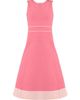 Shoshanna Women's Tiffany Button-Shoulder Midi Dress - 5