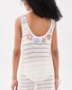 Show Me Your Mumu Show Me Your Mumu After Sun Coverup Mini Dress Seashell Crochet - 3