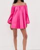 Show Me Your Mumu Show Me Your Mumu Brenna Mini Dress Dragonfruit Taffeta - 5