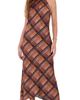 Show Me Your Mumu Show Me Your Mumu Dasha Dress Rich Plaid Satin - 1