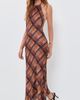 Show Me Your Mumu Show Me Your Mumu Dasha Dress Rich Plaid Satin - 5
