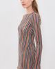 Show Me Your Mumu Show Me Your Mumu Drifter Mini Dress Sundown Stripe Knit - 4
