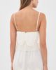 Show Me Your Mumu Show Me Your Mumu Emmylou Mini Dress Ivory Satin With Lace Trim - 3