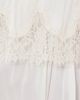 Show Me Your Mumu Show Me Your Mumu Emmylou Mini Dress Ivory Satin With Lace Trim - 6