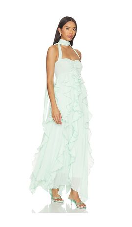 Show Me Your Mumu Show Me Your Mumu Gemma Ruffle Maxi Dress