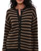Show Me Your Mumu Show Me Your Mumu Inez Cardigan Coffee Stripe Knit - 1