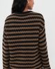 Show Me Your Mumu Show Me Your Mumu Inez Cardigan Coffee Stripe Knit - 3