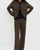 Show Me Your Mumu Show Me Your Mumu Inez Cardigan Coffee Stripe Knit - 5