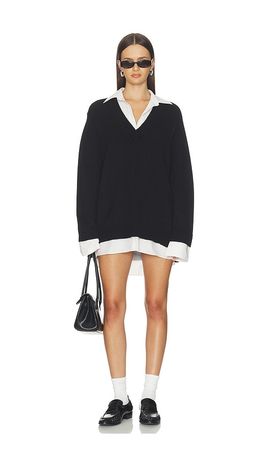 Show Me Your Mumu Show Me Your Mumu Lyle Collared Sweater Dress