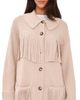 Show Me Your Mumu Show Me Your Mumu Santa Barbara Knit Jacket Tan Knit With Fringe - 1
