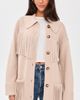 Show Me Your Mumu Show Me Your Mumu Santa Barbara Knit Jacket Tan Knit With Fringe - 2