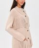 Show Me Your Mumu Show Me Your Mumu Santa Barbara Knit Jacket Tan Knit With Fringe - 4