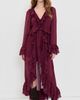 Show Me Your Mumu Show Me Your Mumu Shiloh Maxi Dress Burgundy Knit - 2