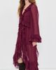 Show Me Your Mumu Show Me Your Mumu Shiloh Maxi Dress Burgundy Knit - 4