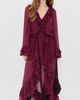 Show Me Your Mumu Show Me Your Mumu Shiloh Maxi Dress Burgundy Knit - 5