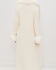 Show Me Your Mumu Show Me Your Mumu Stormi Cardigan Snow Cable Knit With Faux Fur - 3