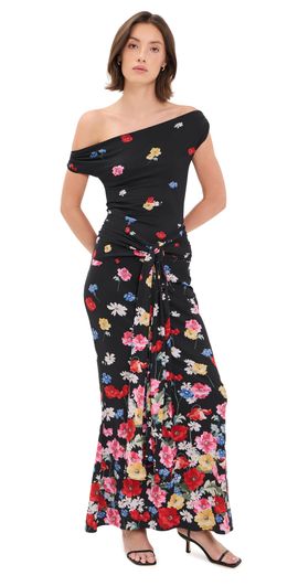 Show Me Your Mumu Show Me Your Mumu Winona Wrap Maxi Dress Falling Floral
