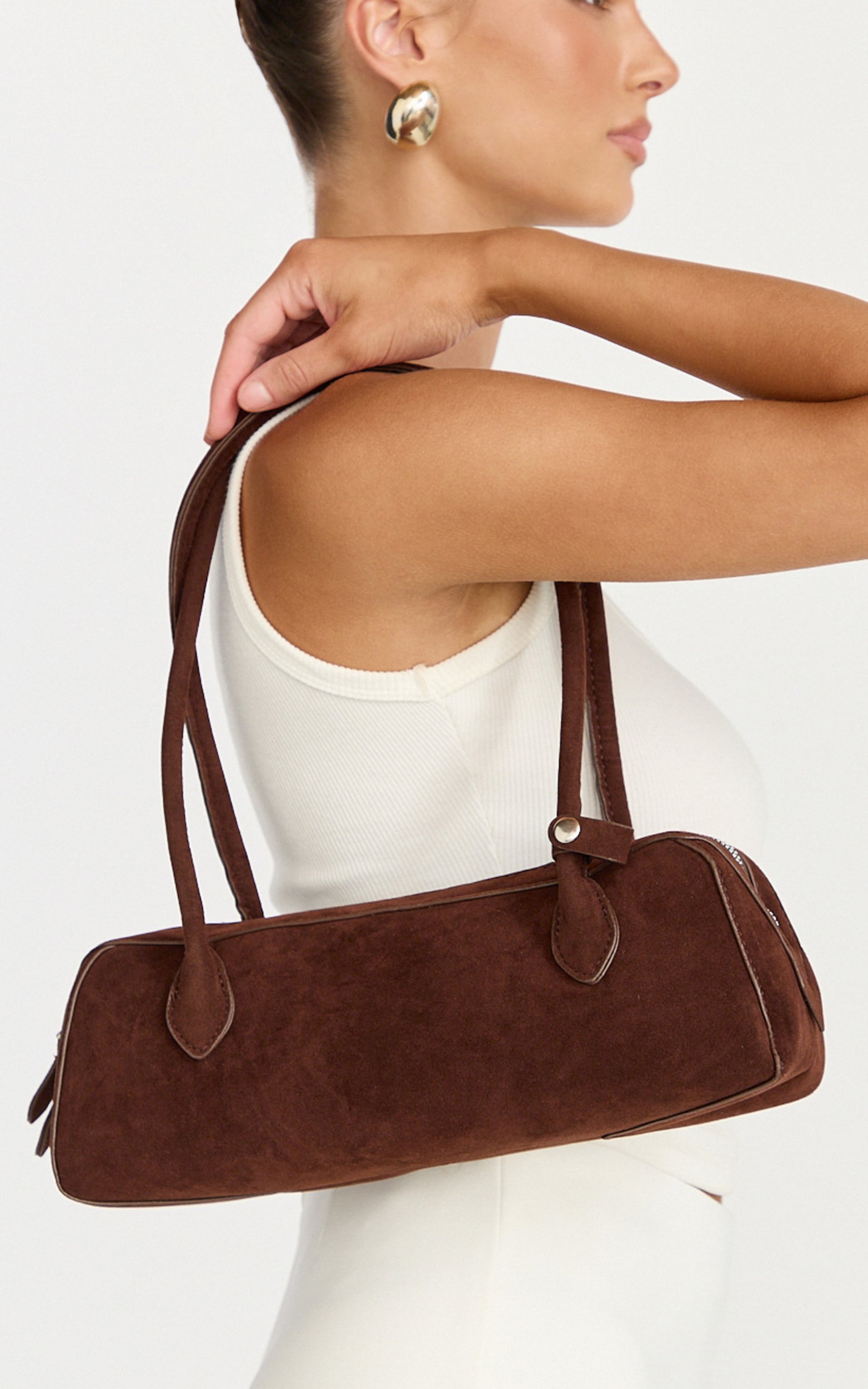 Showpo Jamie Bag - Shoulder Bag in Brown