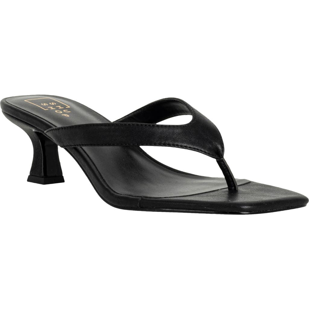 SHUSHOP SHUSHOP Franny Kitten Heel Flip Flop