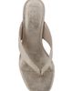 SHUSHOP SHUSHOP Jackie Croc Embossed Wedge Sandal - 5