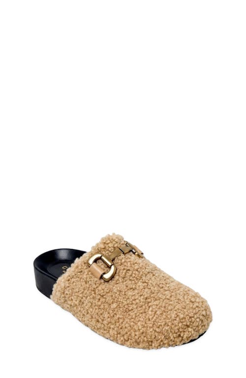 SHUSHOP SHUSHOP Kids' Azalea Mini Faux Shearling Mule