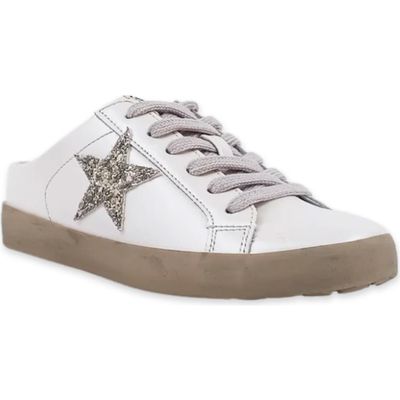 SHUSHOP SHUSHOP Kids' Polka Mini Faux Leather Mule Sneaker