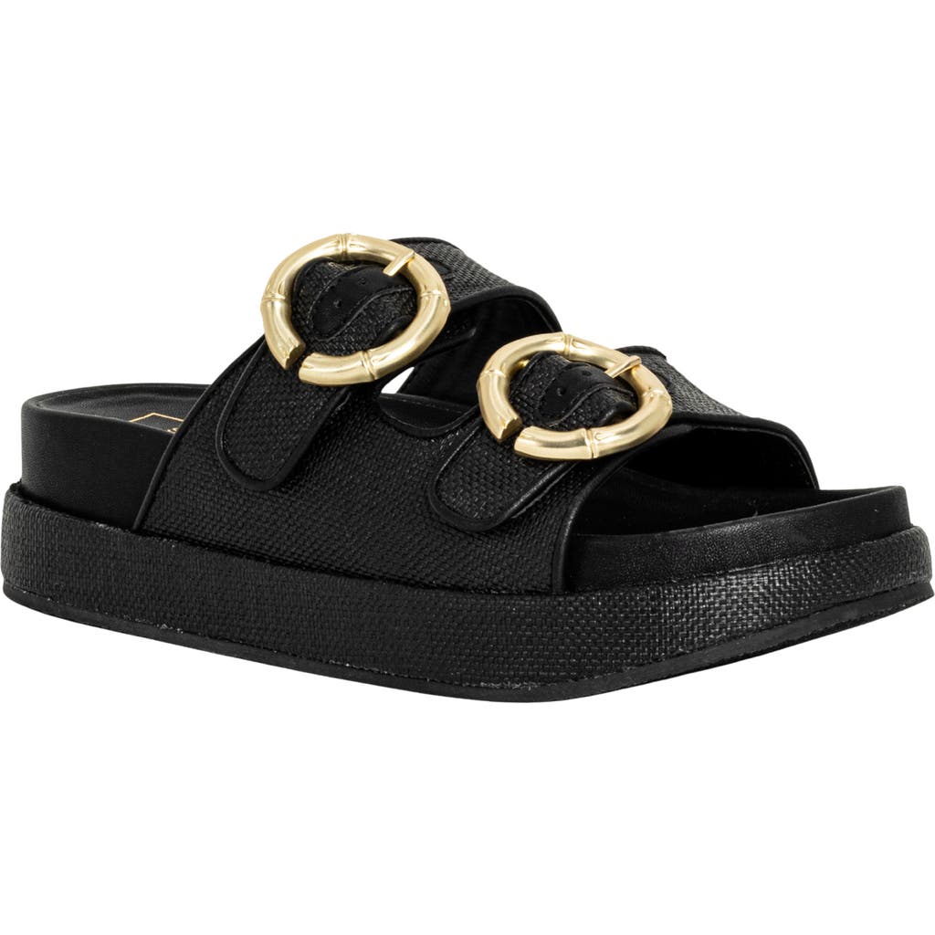 SHUSHOP SHUSHOP Lori Platform Slide Sandal