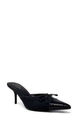 SHUSHOP SHUSHOP Naomi Pointed Cap Toe Mule