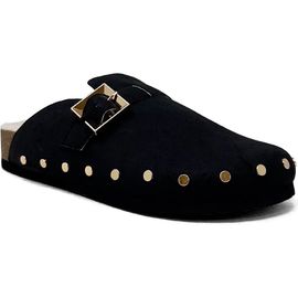 SHUSHOP SHUSHOP Tori Faux Shearling Lined Clog