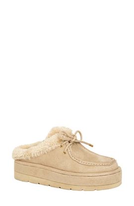 SHUSHOP SHUSHOP Tulsa Faux Fur Platform Slipper
