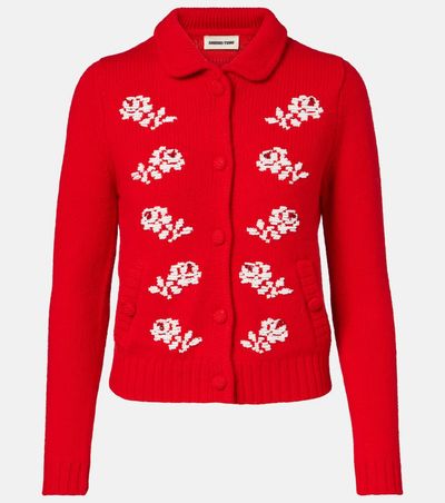 Shushu/Tong Shushu/Tong Beaded wool cardigan