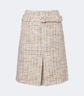 Shushu/Tong Shushu/Tong Belted checked cotton-blend miniskirt