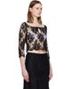 SHUSHU/TONG SHUSHU/TONG Black Cut-Out Neckline Top - 2