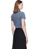 SHUSHU/TONG SHUSHU/TONG Blue Wave Lace Collar T-shirt - 3