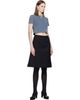 SHUSHU/TONG SHUSHU/TONG Blue Wave Lace Collar T-shirt - 4