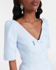 Shushu/Tong Shushu/Tong Bow-detail linen minidress - 3