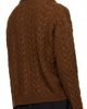SHUSHU/TONG SHUSHU/TONG Brown Lapel Collar Knit Polo - 3