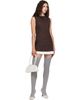 SHUSHU/TONG SHUSHU/TONG Brown Sleeveless Slim-Fit Minidress - 4