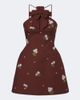 Shushu/Tong Shushu/Tong Embellished halterneck cotton minidress - 1