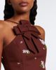 Shushu/Tong Shushu/Tong Embellished halterneck cotton minidress - 3