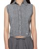 SHUSHU/TONG SHUSHU/TONG Gray Sleeveless Cardigan - 1