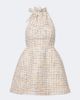 Shushu/Tong Shushu/Tong Halterneck cotton-blend tweed minidress - 1