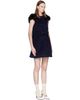 SHUSHU/TONG SHUSHU/TONG Navy Bow Pucker Waist Minidress - 2