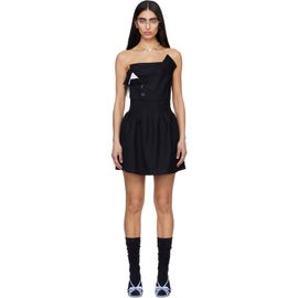 SHUSHU/TONG SHUSHU/TONG Navy Double-Layer Bustier Minidress