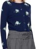SHUSHU/TONG SHUSHU/TONG Navy Threadwork Knit Cardigan - 2