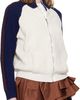 SHUSHU/TONG SHUSHU/TONG Off-White & Navy Color-Block Raglan Sleeve Knit Cardigan - 2