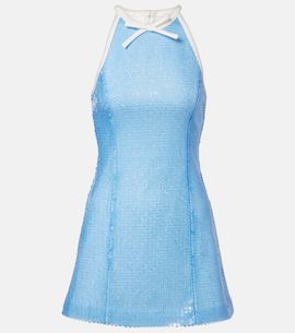 Shushu/Tong Shushu/Tong Sequined halterneck minidress